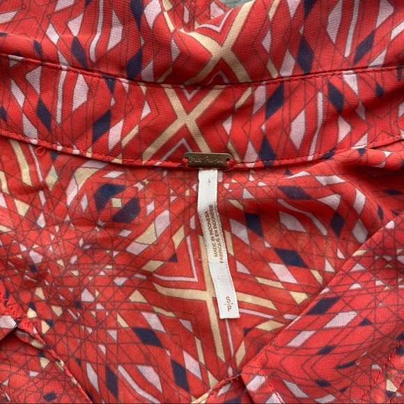 Free People Easy Rider Printed Blouse - Picture 5 of 7